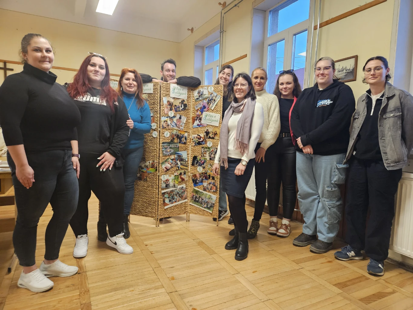 Az Otthon segítünk projekt egyik közös pillanata, 6. kép
