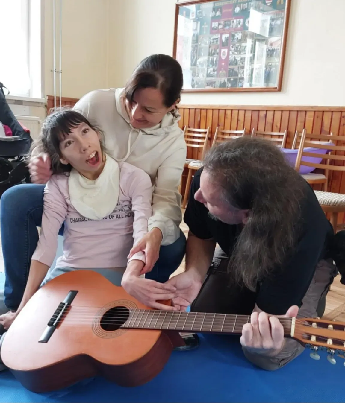 A novemberi zeneterápián a gitár volt a fő hangszer