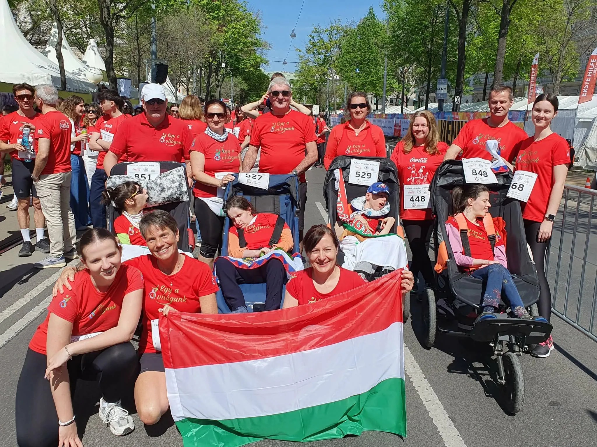 Ott voltunk a Vienna City Marathonon